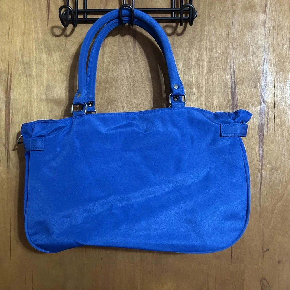 Blue Purse Handbag Inner‎ Outter Pockets NEW Shoulder Strap Too